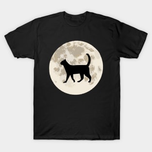 Cat and Moon T-Shirt